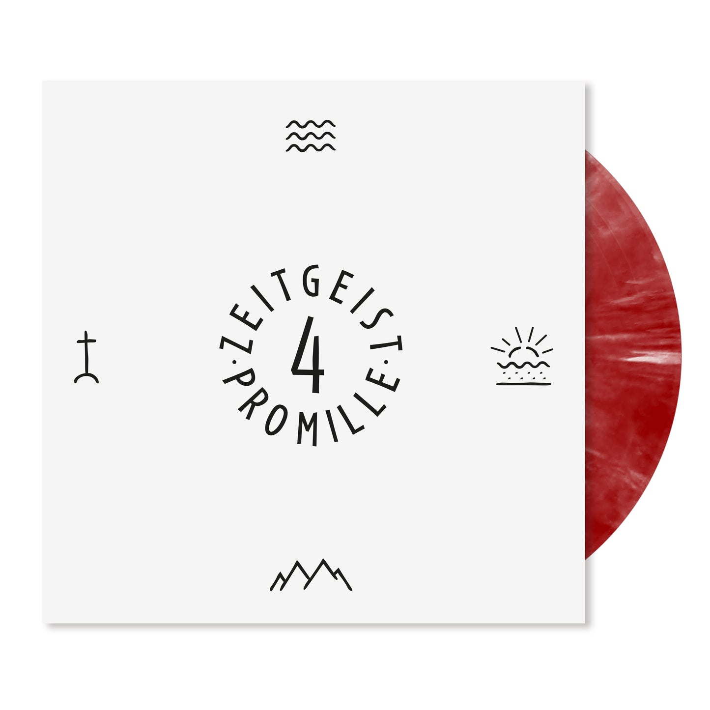 LP - Zeitgeist (Rot-Weiß Vinyl) - Die Farben können von der Abbildung abweichen