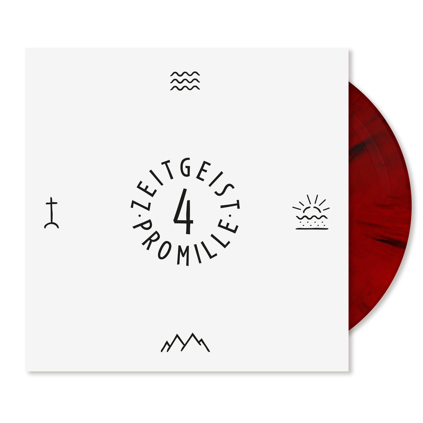 LP - Zeitgeist (Rot-Schwarzes Vinyl) - Die Farben können von der Abbildung abweichen