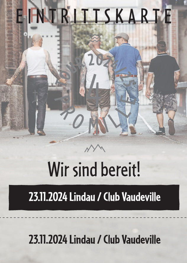 Handsigniertes Hardticket Konzert Lindau